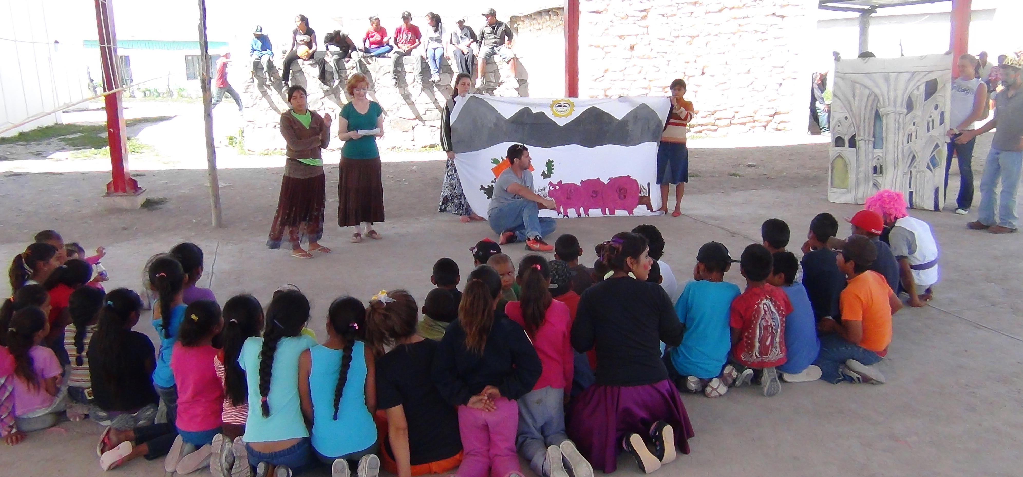 Dayspring mission trip serving in a Mexican village